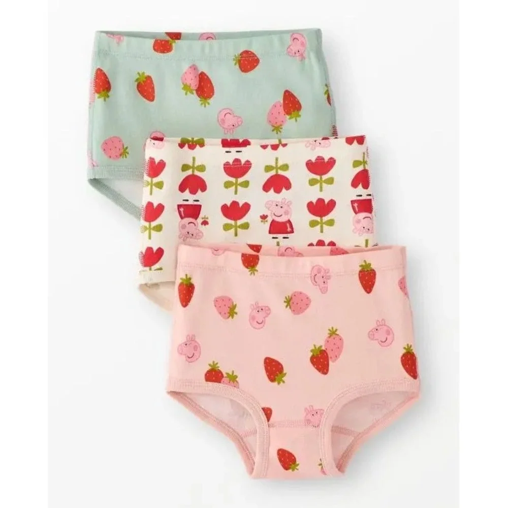 Hanna Andersson Peppa Pig Organic Cotton Underwear Set 3pk Girls